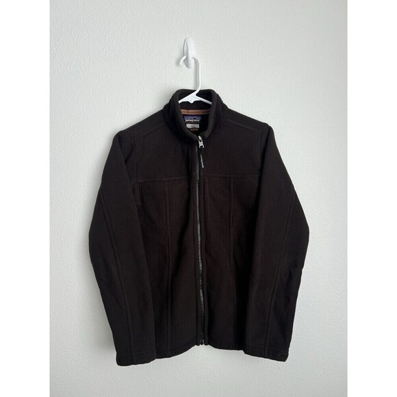 Patagonia Jackets & Blazers - Patagonia Synchilla Jacket Women’s XS Full Zip Ribbed Knit Brown Outdoors Hike